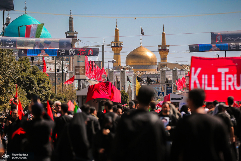 تشییع پیکر مطهر رهبر شهید انقلاب اسلامی در مشهد مقدس