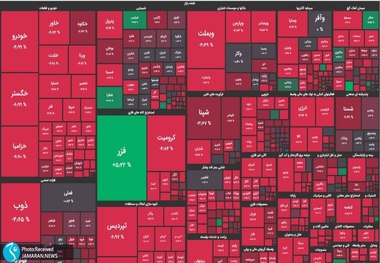 خسارت وحشتناک به بورس در سایه خبرهای جنگی؛ 99 درصد بازار صف فروش شد!