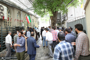 بازدید گروهای مردمی به مناسبت سی و چهارمین سالگرد حضرت امام خمینی از جماران