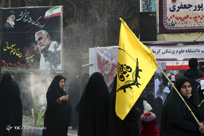 مراسم تشییع و خاکسپاری سردارحاج قاسم سلیمانی در کرمان