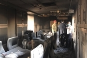 آتش سوزی در بیمارستان بقیه الله تهران + عکس