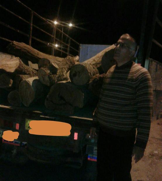 بیش از سه تن چوب قاچاق در سروآباد توقیف شد