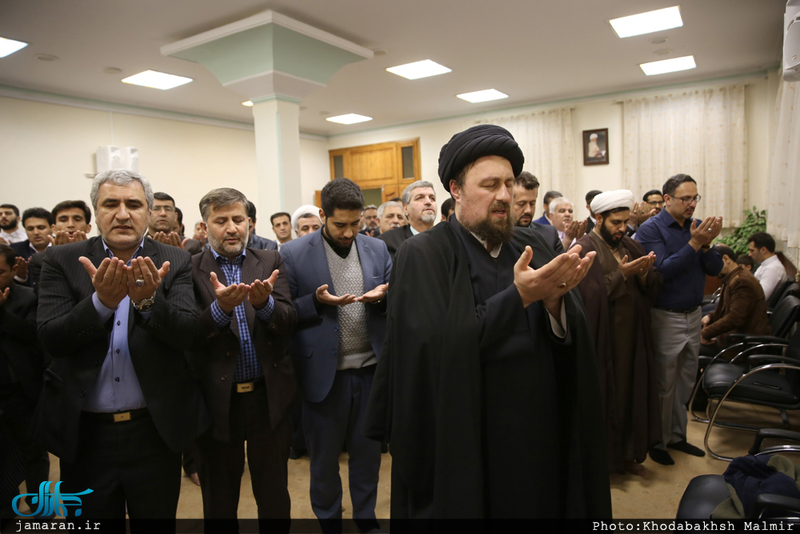 دیدار دبیر کل و اعضای حزب مردم سالاری با سید حسن خمینی 