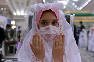 مراسم جشن تکلیف فرزندان کارکنان معاونت آماد و پشتیبانی سپاه در حرم مطهر امام خمینی(س)