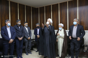 دیدار نوروزی و سخنرانی رئیس موسسه تنظیم و نشر آثار امام خمینی(س) در جمع کارکنان