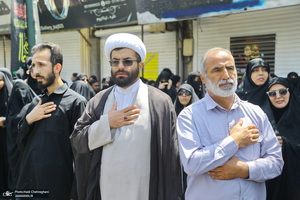 دسته عزاداری روز شهادت امام صادق (ع) با حضور آیت الله العظمی وحید خراسانی