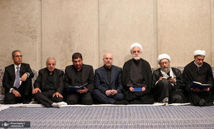 مراسم بزرگداشت رئیس‌جمهور شهید و همراهان گرامی ایشان با حضور رهبر انقلاب