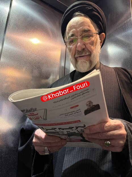 انتشار عکس جدید از سید محمد خاتمی پس از شایعات اخیر