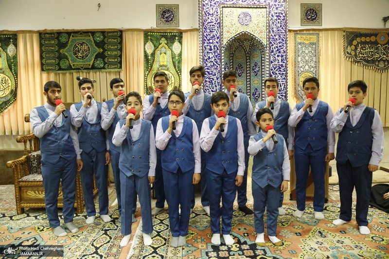 عمامه گذاری طلاب توسط مراجع عظام تقلید در روز میلاد امام علی (ع)‎