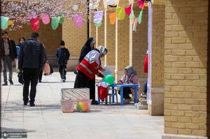 بازدید گردشگران نوروزی از بیت تاریخی حضرت امام در خمین -2