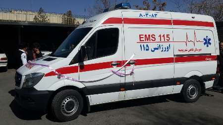 2 دستگاه آمبولانس به مراکز پیش بیمارستانی میمه اهدا شد