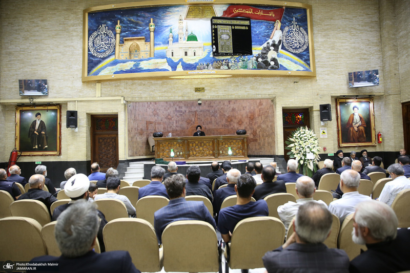 مراسم چهلمین روز در گذشت  مادر مسجدجامعی