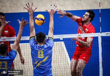 لیگ ملت های والیبال| ایران 3-2 اوکراین؛ برد اول برای مردم+عکس