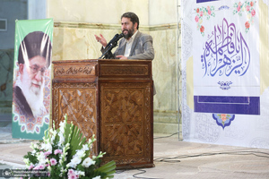 مراسم سالروز میلاد حضرت زهرا(س) و امام خمینی(ره) در حرم مطهر بنیانگذار جمهوری اسلامی ایران