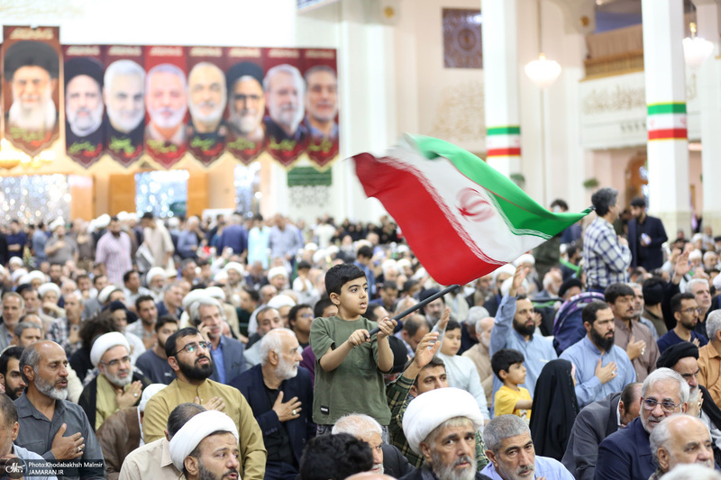 مراسم چهلم شهیدان لاریجانی در حرم مطهر حضرت معصومه (س) -2