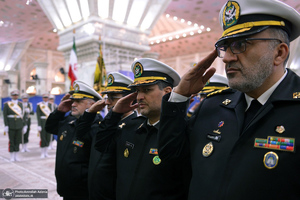 تجدید میثاق فرمانده و کارکنان نیروی دریایی ارتش جمهوری اسلامی ایران با آرمان‌های امام خمینی(س)