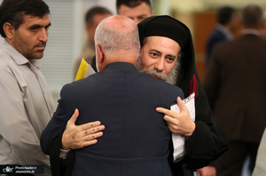 دیدار مسئولان نظام و مهمانان کنفرانس وحدت اسلامی با رهبر معظم انقلاب