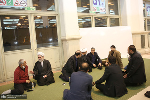 غرفه موسسه تنظیم و نشر آثار امام خمینی (س) در  نمایشگاه بین‌المللی قرآن