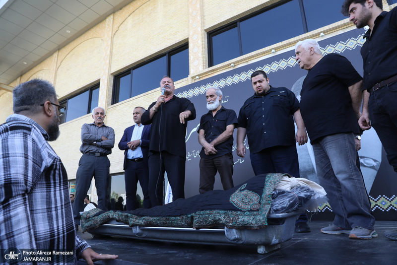 مراسم تشییع محمدرضا سوخته سرایی