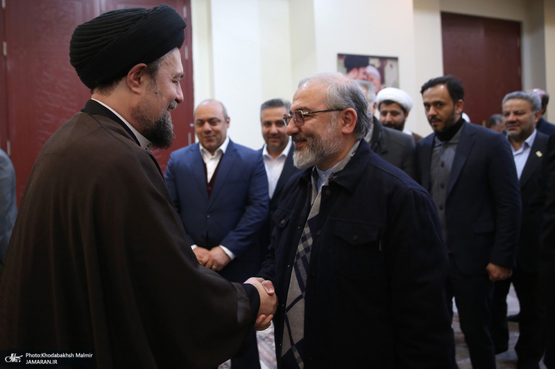 دیدار رئیس و مدیران بنیاد مستضعفان با سید حسن خمینی