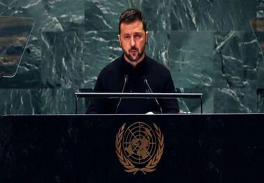 ببینید/ زلنسکی در سازمان ملل دوباره علیه ایران حرف زد!