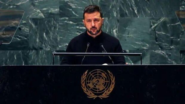 ببینید/ زلنسکی در سازمان ملل دوباره علیه ایران حرف زد!
