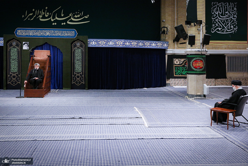 عزاداری شام شهادت حضرت زهرا (س) در حسینیه امام خمینی