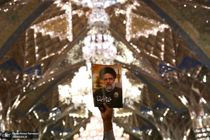 مراسم اولین سالگرد شهادت حجت الاسلام و المسلمین سید ابراهیم رئیسی در حرم مطهر رضوی