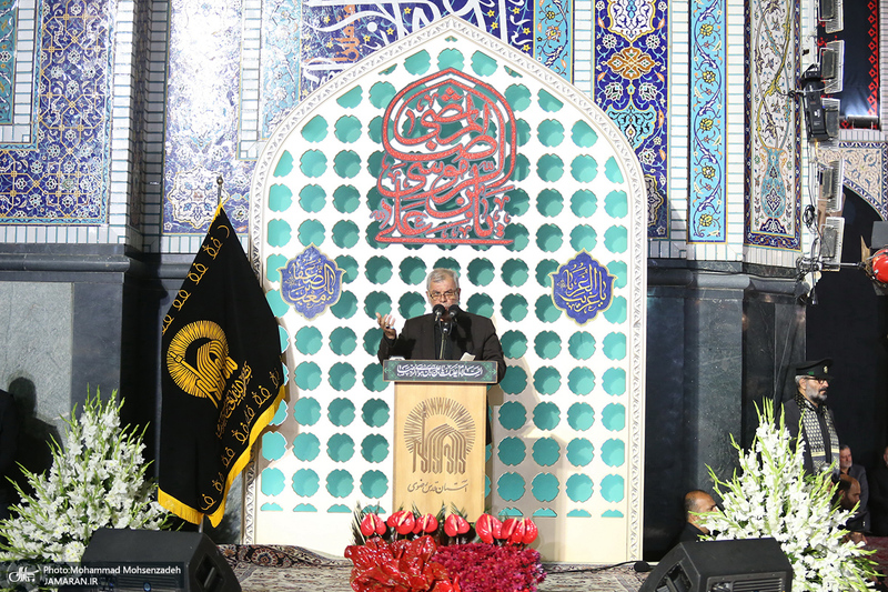 آئین خطبه خوانی شب شهادت امام رضا (ع) در حرم مطهر رضوی