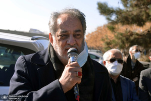 مراسم تشییع و خاکسپاری مرحوم حجت الاسلام و المسلمین سید رضا حسینی امین