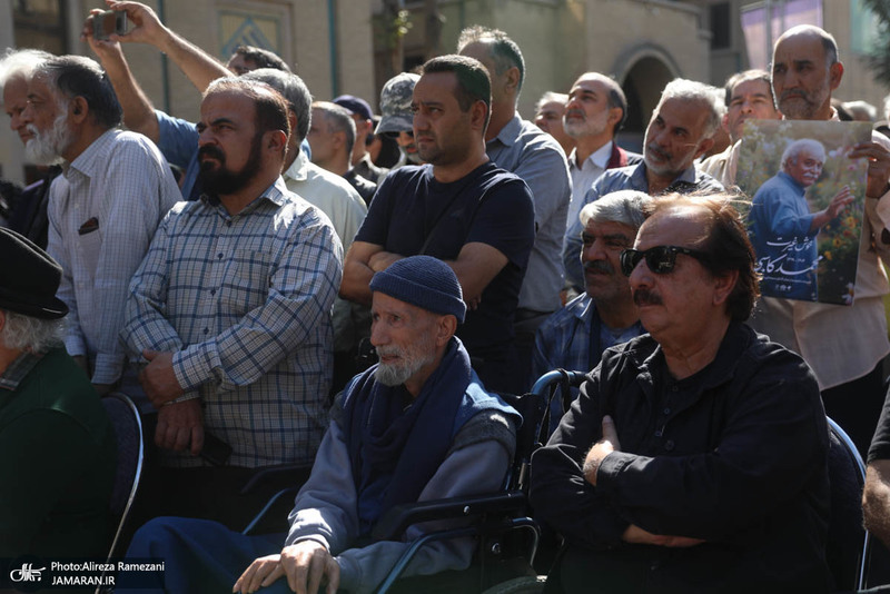 مراسم تشییع محمد کاسبی