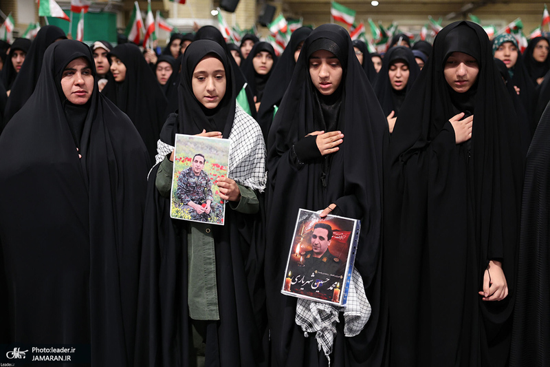 دیدار دانش‌آموزان و دانشجویان با رهبر معظم انقلاب