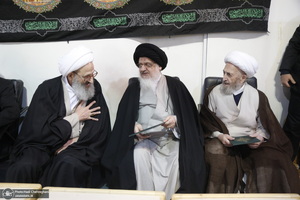 مراسم سالگرد همسر آیت الله العظمی سبحانی