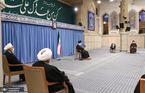 دیدار رئیس و اعضای مجلس خبرگان رهبری با رهبر معظم انقلاب