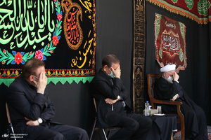 مراسم عزاداری حضرت سید الشهدا(ع) با حضور روحانی