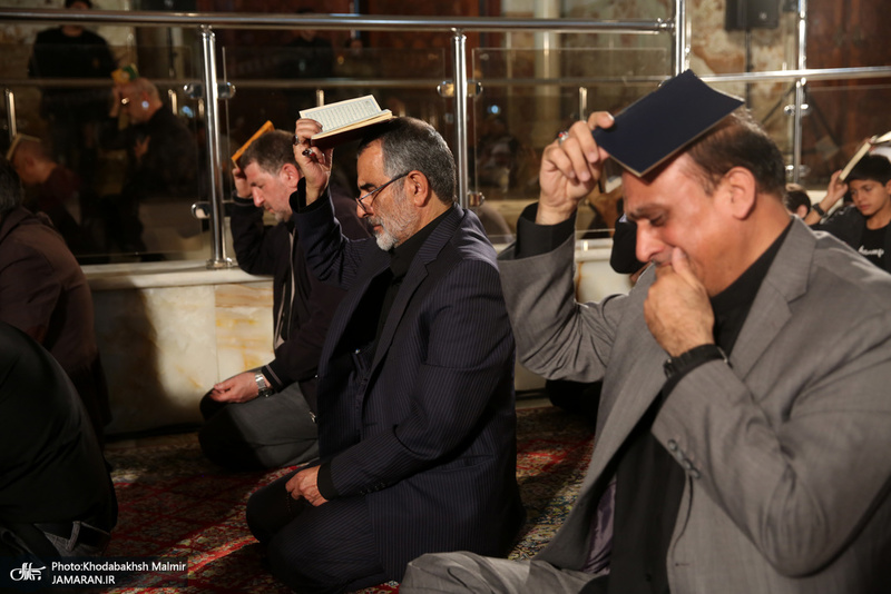 احیای شب بیست و یکم ماه مبارک رمضان در حرم مطهر امام خمینی(س)