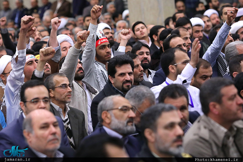 دیدار مسئولان نظام و میهمانان کنفرانس وحدت اسلامى با رهبر معظم انقلاب