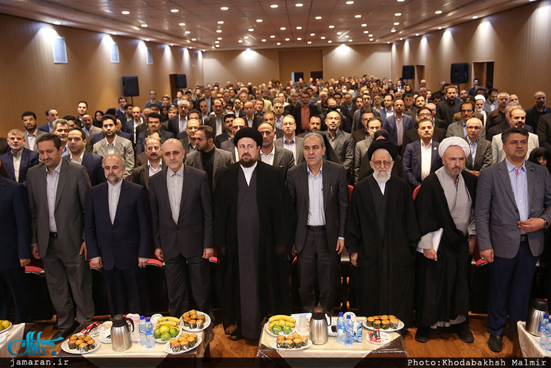 حضور سید حسن خمینی در در سومين جلسه شوراي اداري شهرستان شميرانات