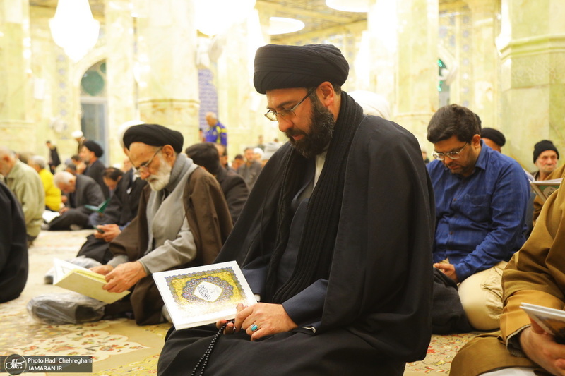 مراسم سومین سالگرد ارتحال آیت الله العظمی علوی گرگانی (ره) در مسجد اعظم قم‎