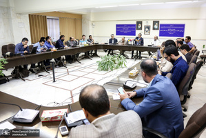 شست خبری حجت الاسلام و المسلمین محمدعلی انصاری دبیر ستاد مرکزی بزرگداشت امام خمینی