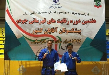 جودوکاران دارابی در رقابت های کشوری نشان نقره گرفتند