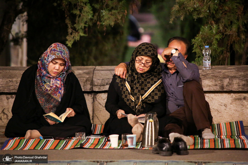 احیای شب بیست و یکم ماه مبارک رمضان در دانشگاه تهران