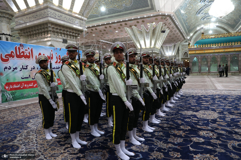 مراسم تجدید میثاق فرماندهان و کادر فراجا با آرمان‌های امام راحل