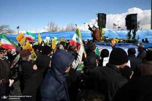 مراسم چهل‌ویکمین سالگرد پیروزی انقلاب اسلامی در میدان آزادی