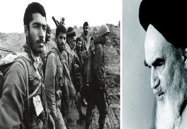 امام خمینی: از فرزندان اسلام و قوای سلحشور مسلح، که دست قدرت حق از آستین آنان بیرون آمد، تشکر می کنم/ آنان فوق تشکر امثال من هستند/آنان به آرم مارَمَیْتَ إذْرَمَیْتَ وَ لکِنَ‌اللّه‌ رَمی مفتخرند