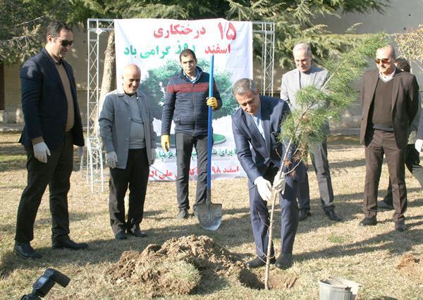 مراسم روز درختکاری در آکادمی ملی المپیک برگزار شد