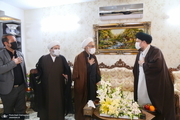 حضور سید حسن خمینی در منزل مرحوم حسین عبداللهی