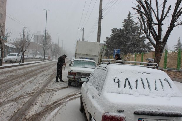 موج  جدید برف و سرما خلخال را فراگرفت