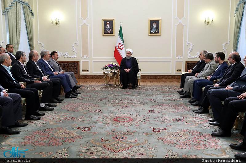 دیدار نوروزی حسن روحانی با جمعی از کارگزاران نظام و مدیران دستگاه ها