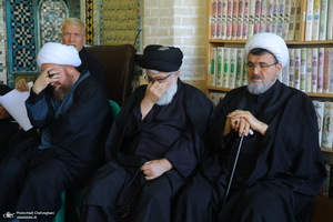مراسم تشییع آیت الله موسوی تبریزی (ره)
